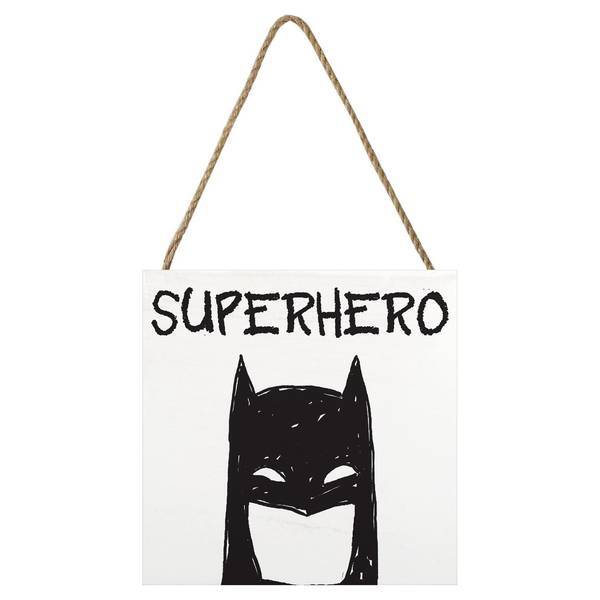 DC Comics Batman collectible wooden block, UK version