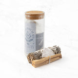 Myga Smudge Ritual Set Clear Quartz, imported from the UK