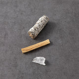 Myga Smudge Ritual Set Clear Quartz, imported from the UK