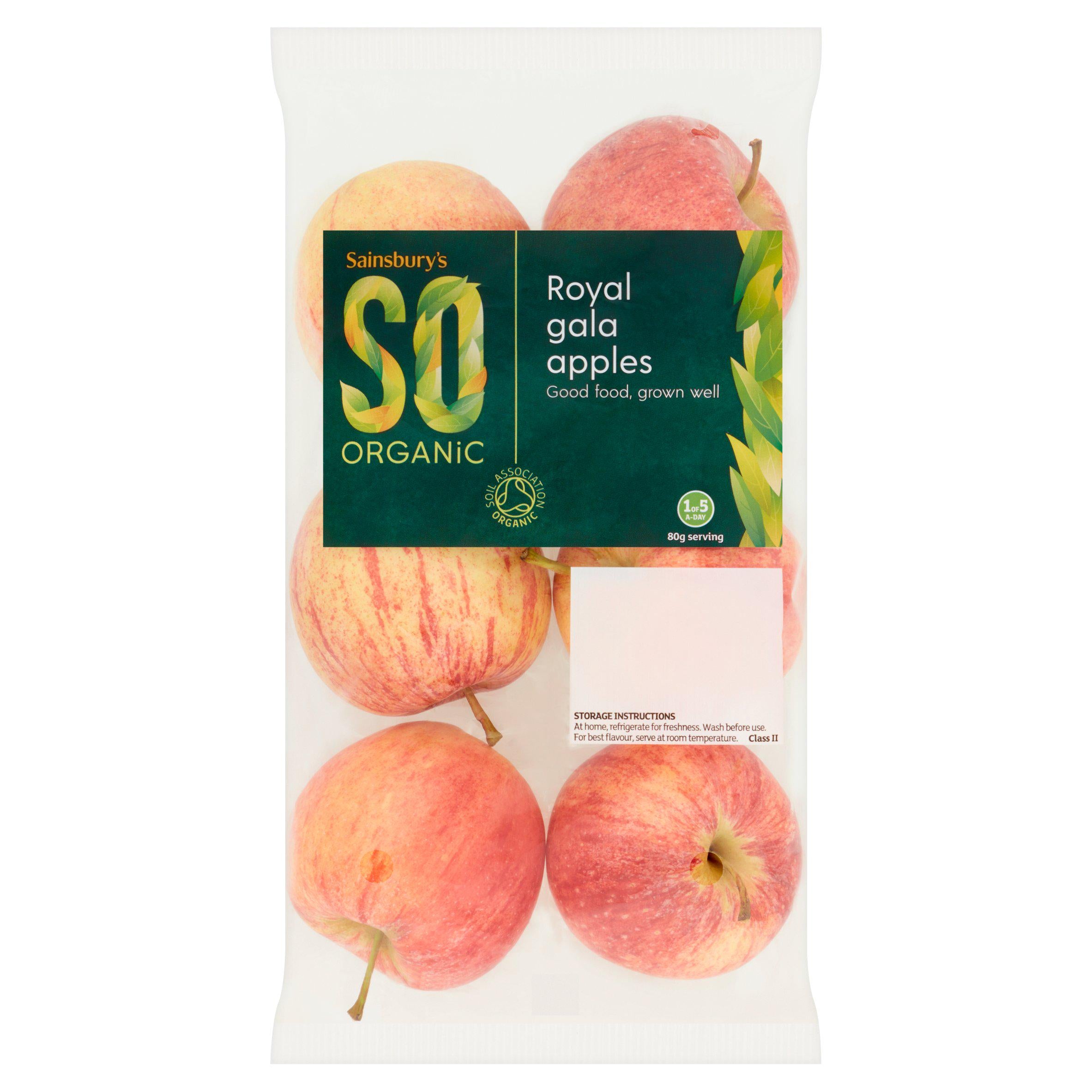 Sainsbury's Royal Gala Apples, SO Organic x6 GOODS Sainsburys   