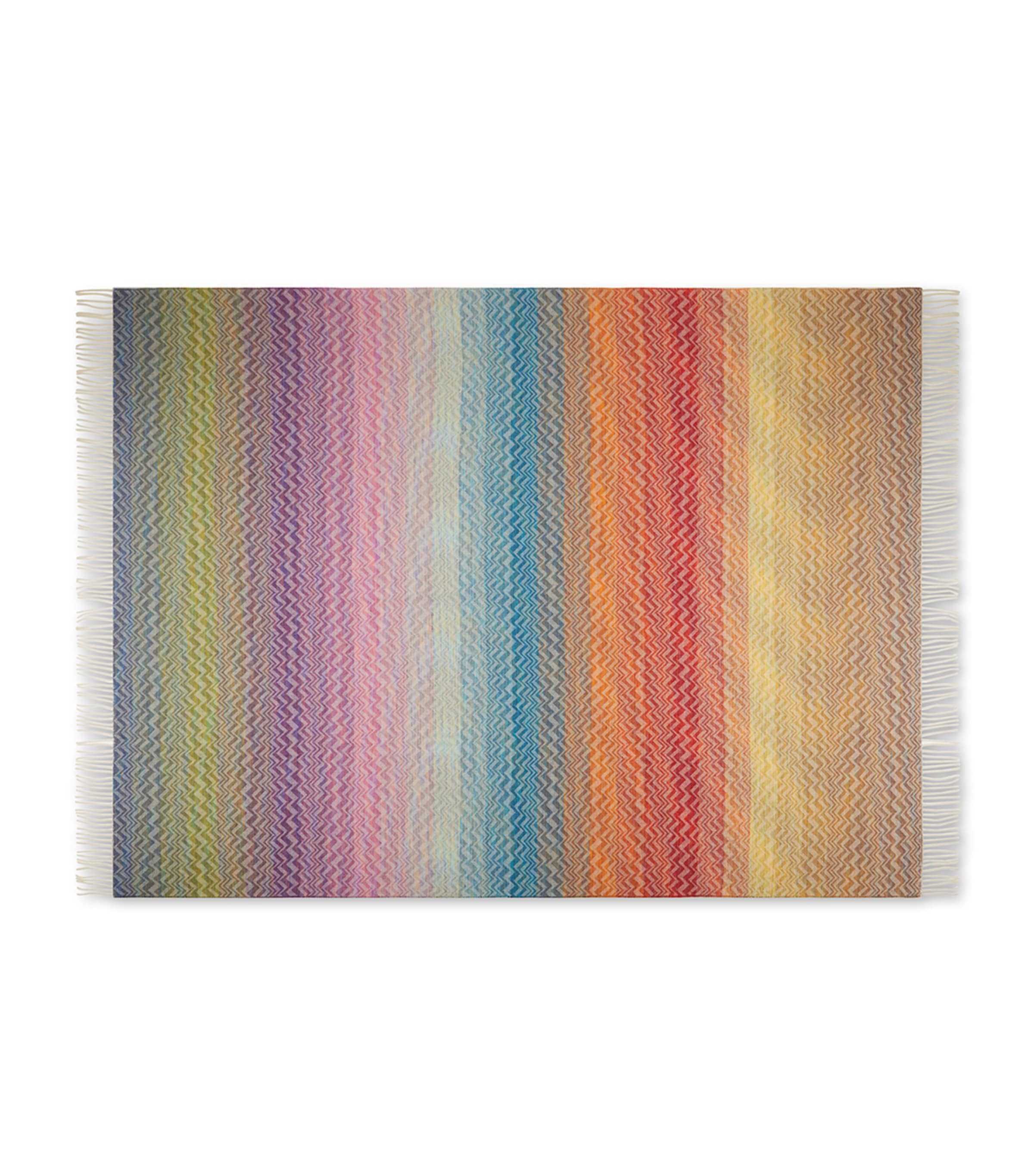 Missoni Home Bastien throw 130cm x 190cm, imported from the UK