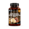 New Leaf Products Lions Mane Reishi mushroom supplement 360 capsules imported from the UK
