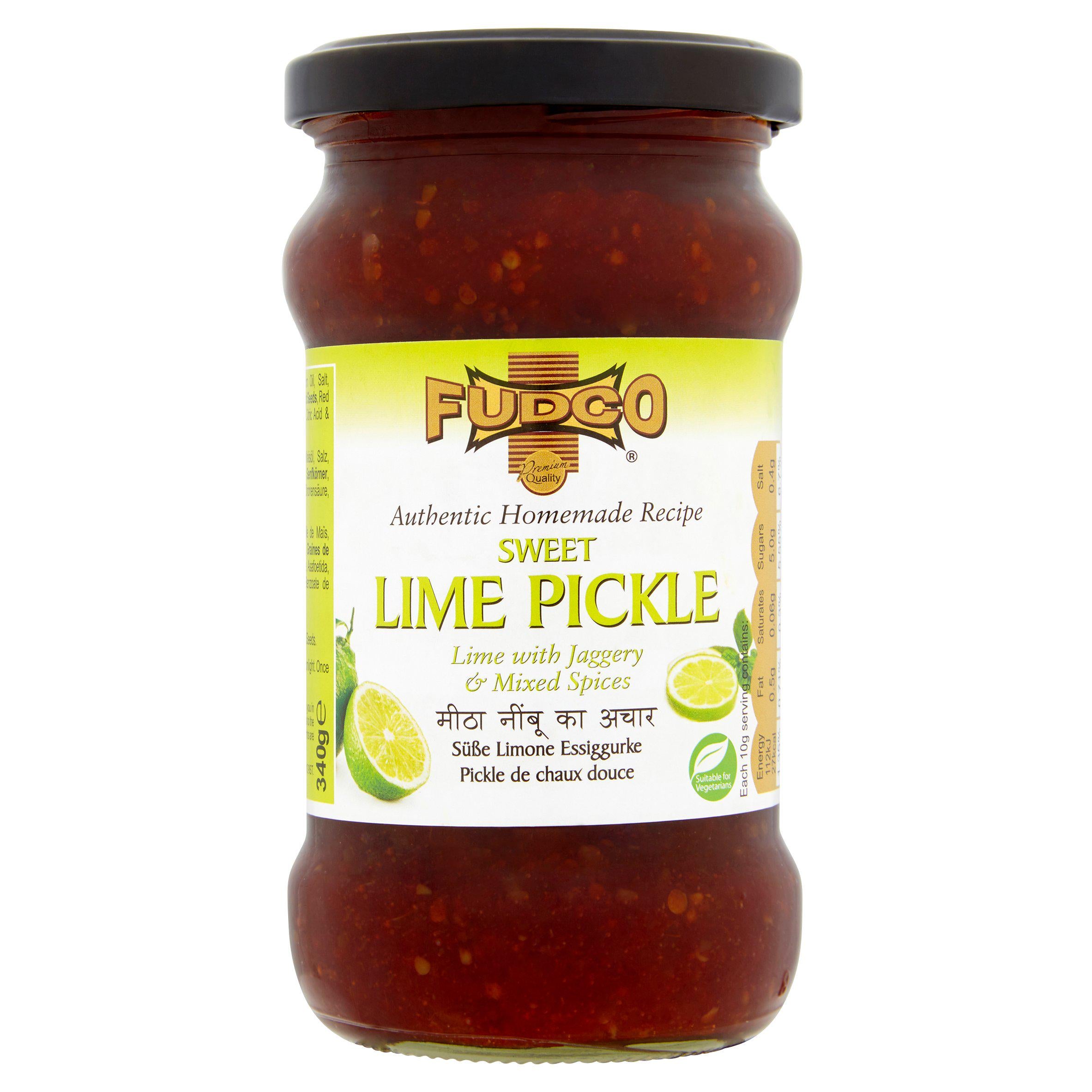 Fudco Sweet Lime Pickle 340g GOODS Sainsburys   