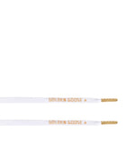 Golden Goose logo print shoe laces accessory - British product