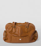 Miu Miu nappa leather top-handle bag with pockets (British brand)