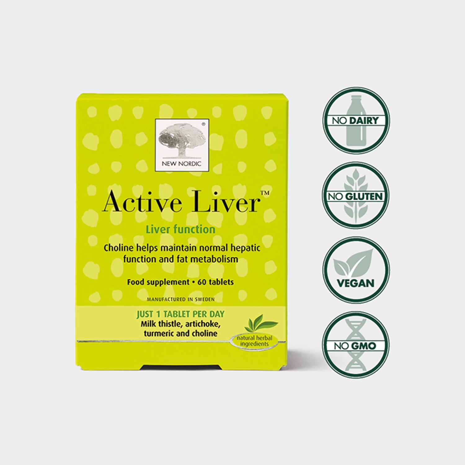 New Nordic Active Liver Tablets 30 count, imported from the UK