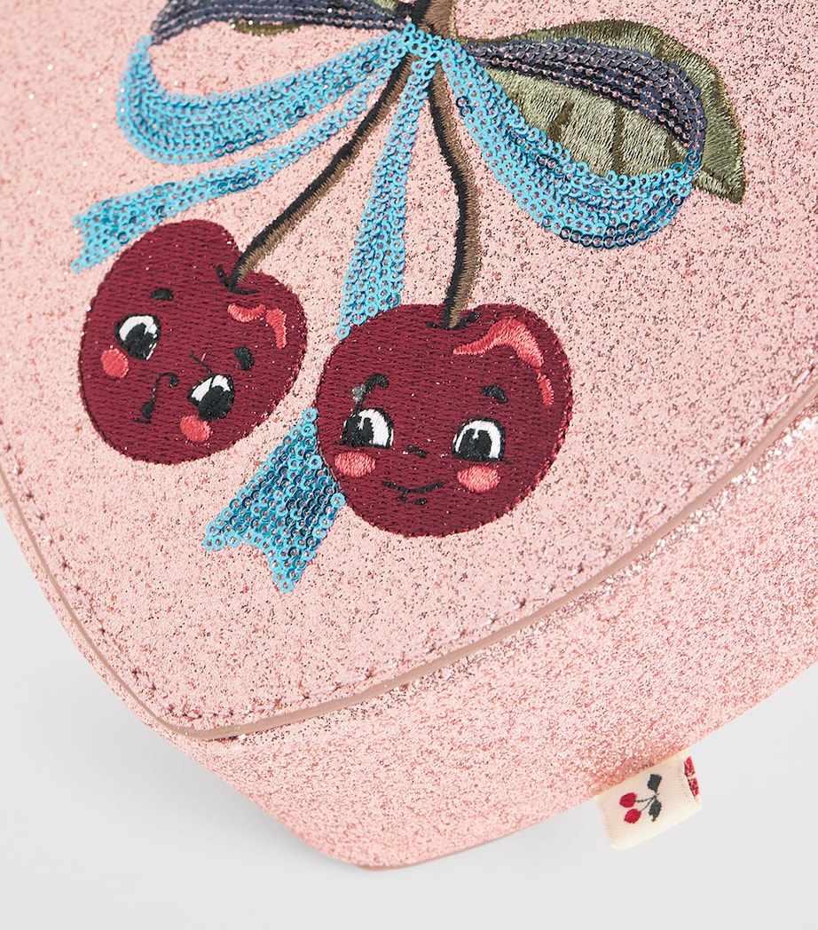 Konges Sløjd sequinned heart shoulder bag - British product