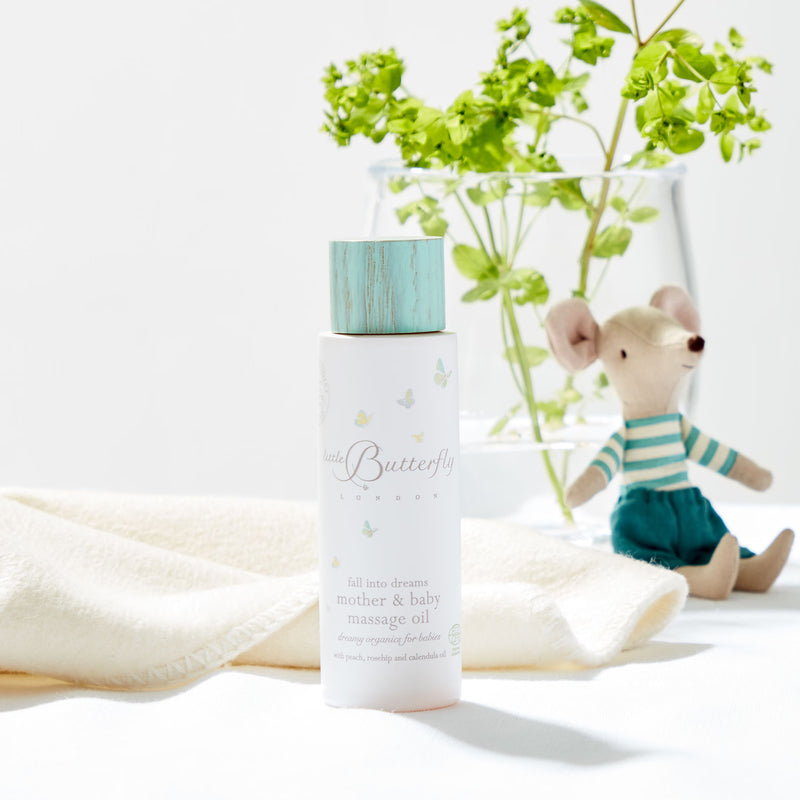 Fall Into Dreams baby massage oil 50ml, imported from the UK