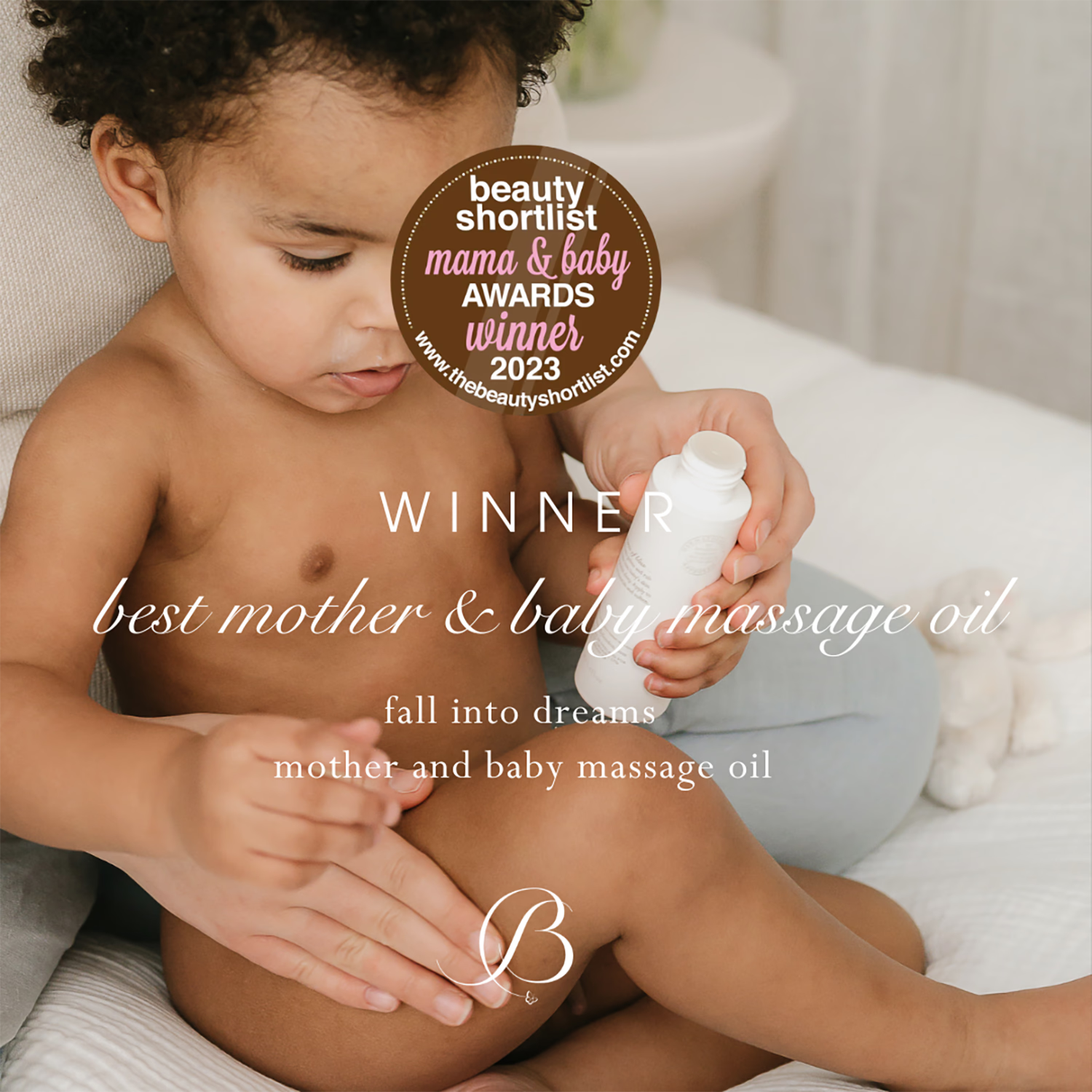 Fall Into Dreams baby massage oil 50ml, imported from the UK