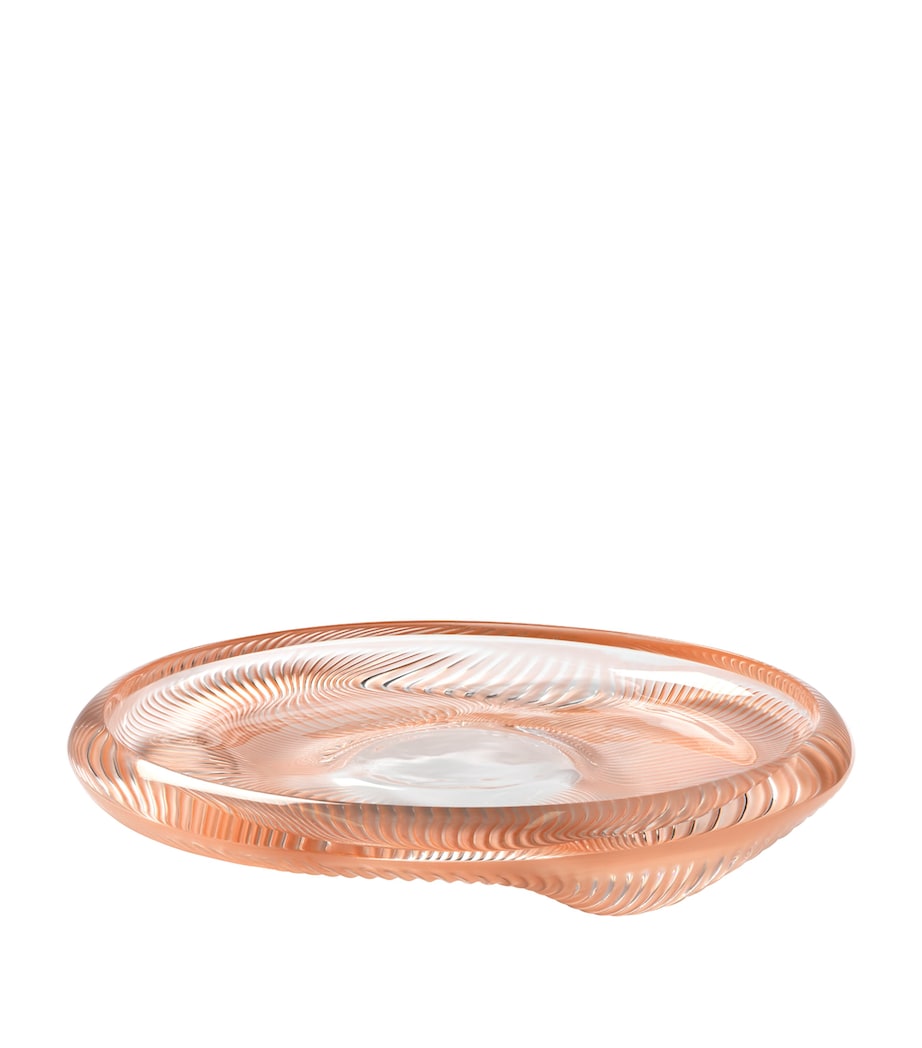 Lalique crystal Alizé bowl 34cm, imported from the UK