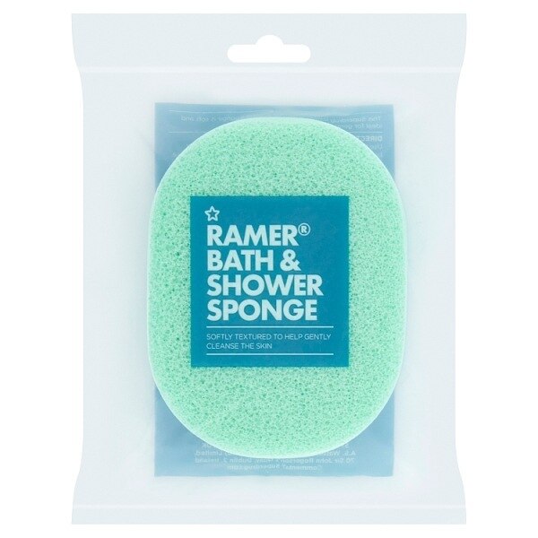 Superdrug Ramer Bath & Body Sponge Green GOODS Superdrug   