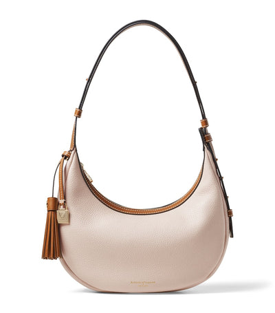 Harrods Aspinal Of London Small Leather Soho Crescent Shoulder Bag- Buy online at McGrocer