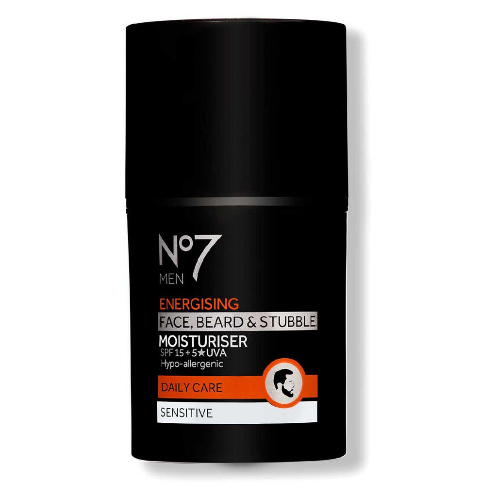 No7 Men Energising Face Beard & Stubble Moisturiser