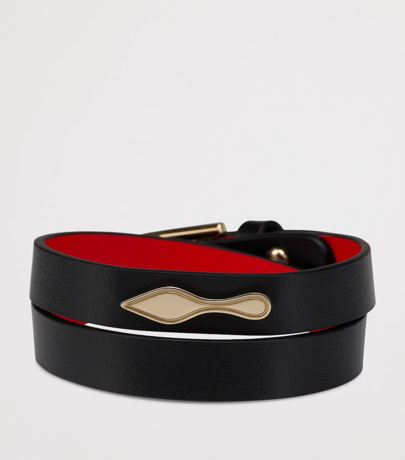 Christian Louboutin Bettina calfskin bracelet - British product