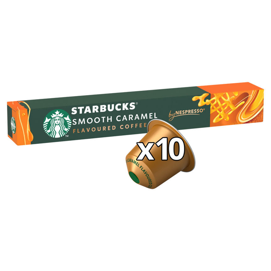 Starbucks Smooth Caramel Flavoured Coffee 10 x 51g GOODS ASDA   