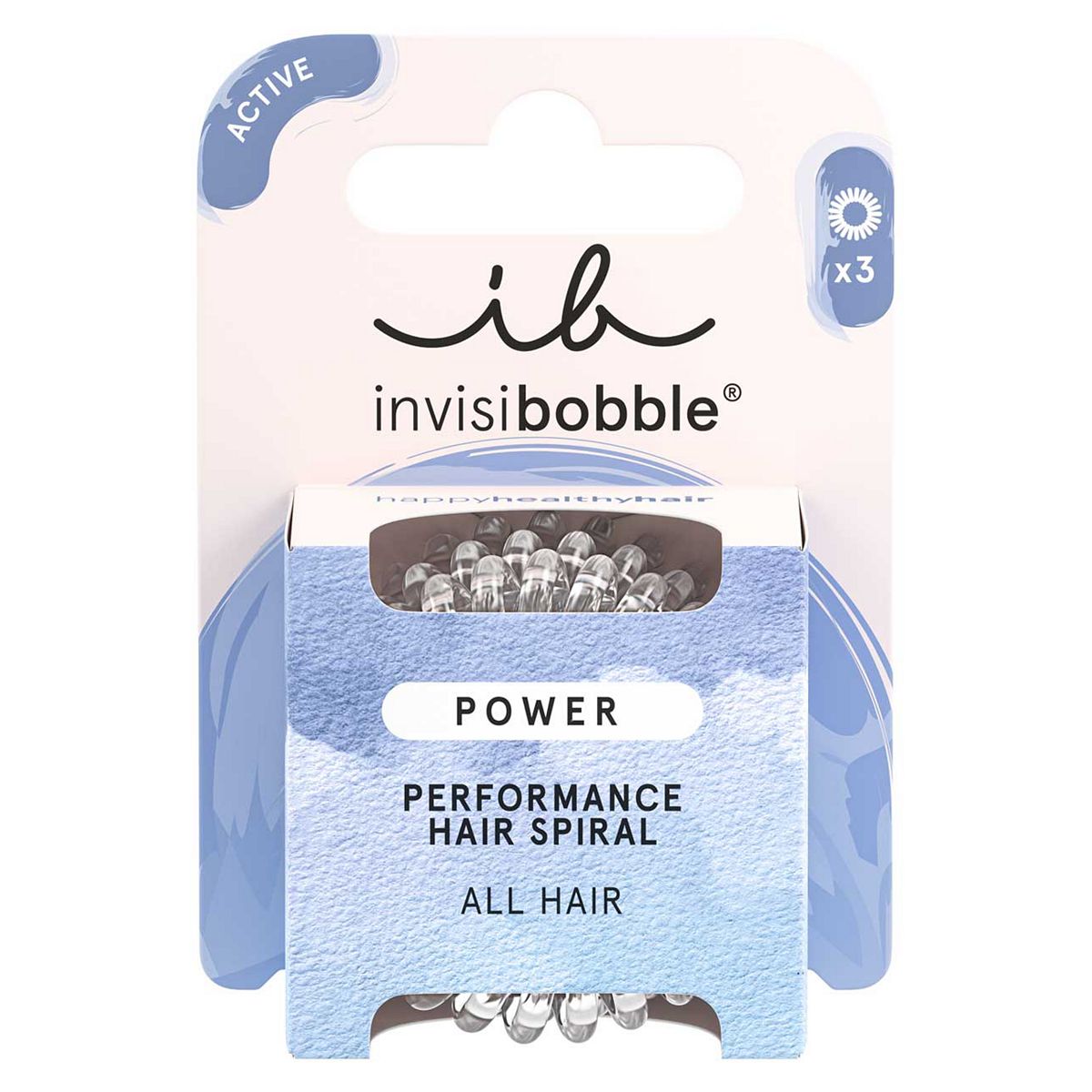 invisibobble POWER Clear Strong Hold Hair Ties, 3 Pack GOODS Boots   