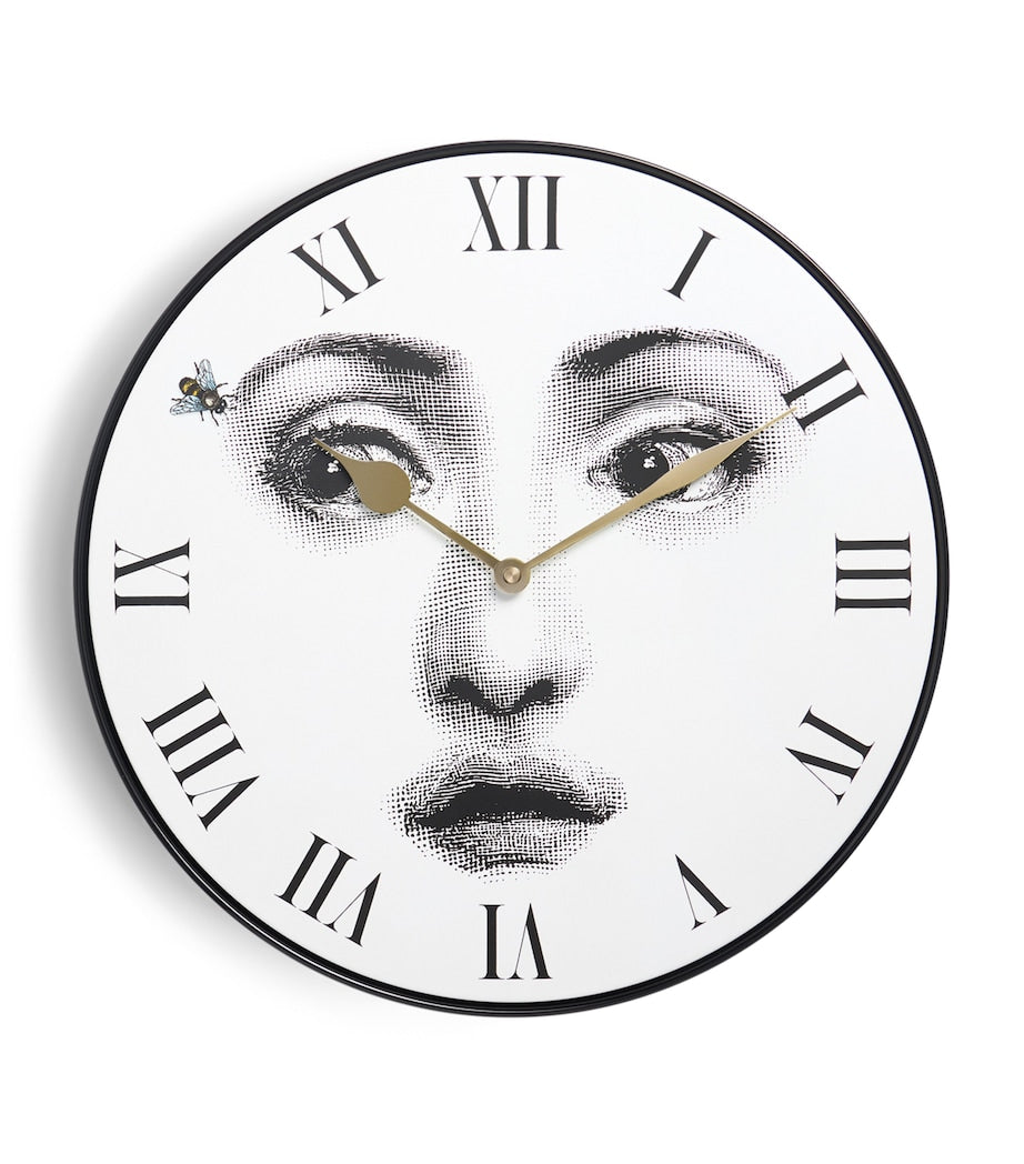 Fornasetti Tema e Variazioni wall clock 36.5 cm art piece, imported from the UK