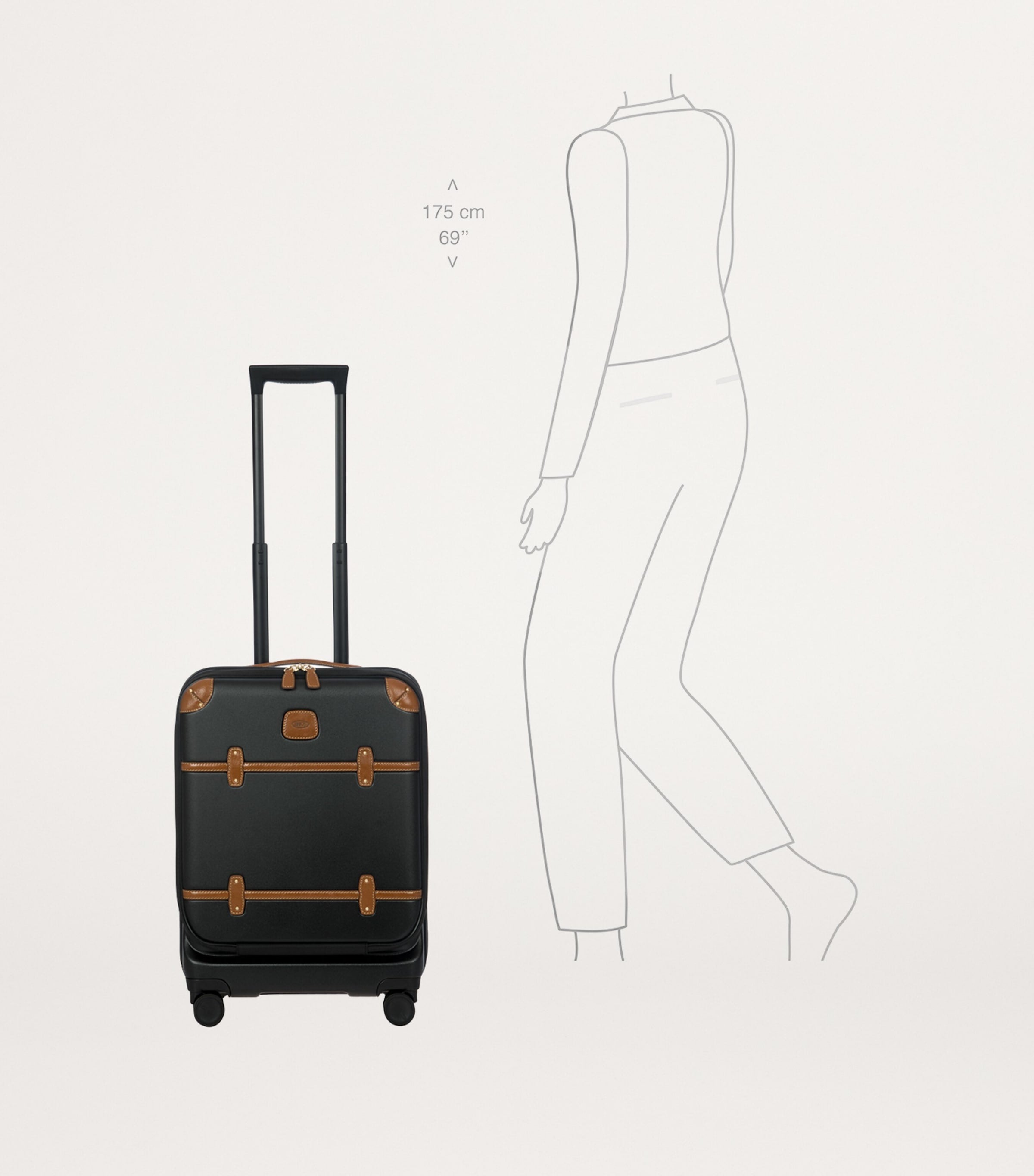 Bric's Bellagio 3 Cabin Suitcase (55cm)