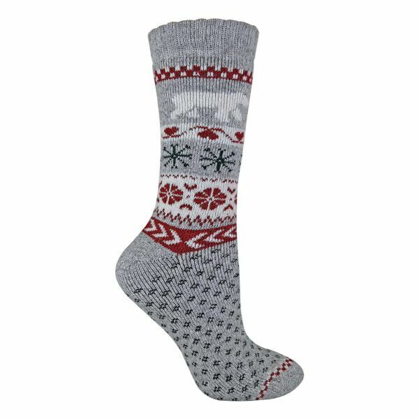 Sock Snob Ladies Novelty Patterned Wool Xmas Socks 4-8 UK