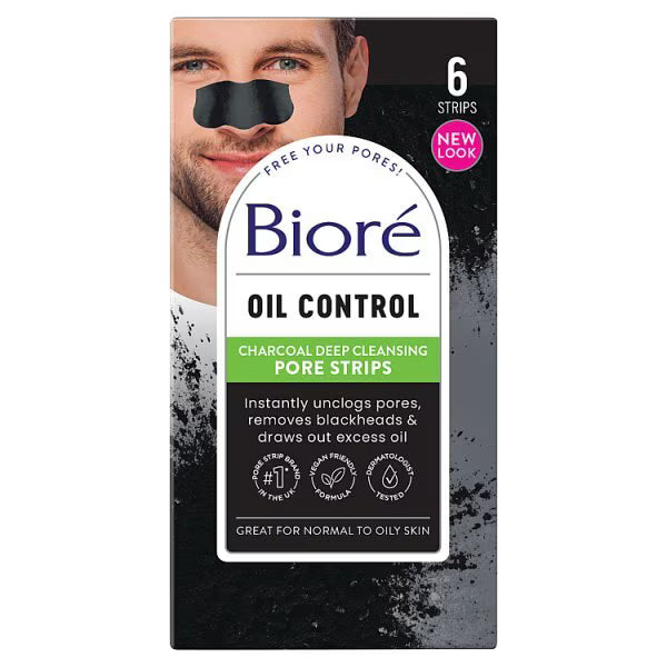 Bioré Charcoal Pore Strips 6 Pieces - British product