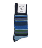 Paul Smith stripe socks organic cotton blend, UK version