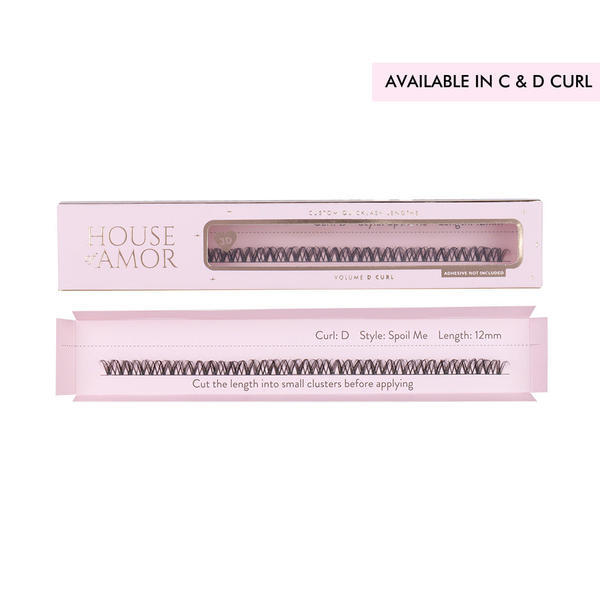 House of Amor Spoil Me false eyelashes D Curl 14mm, UK version