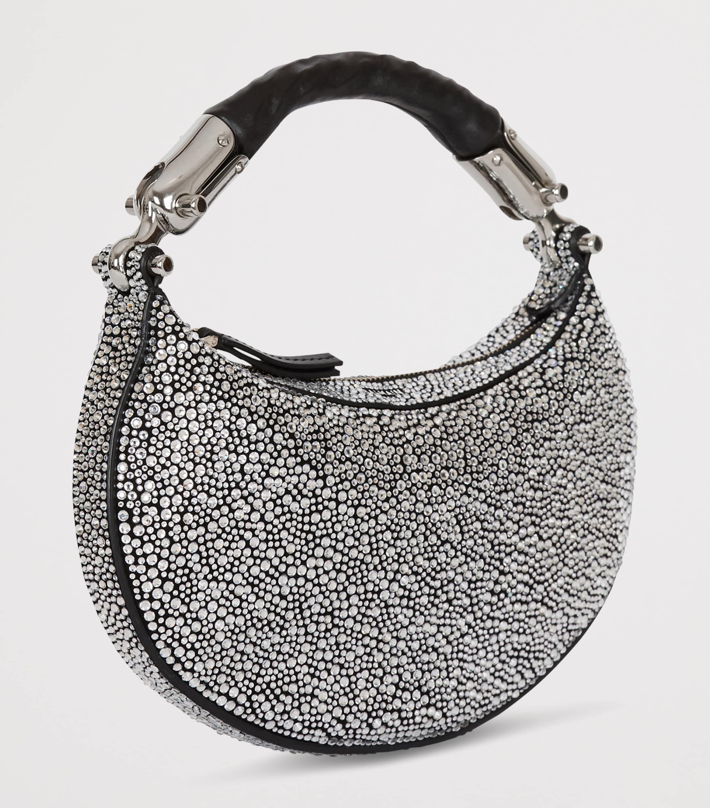 Balmain mini embellished suede handbag - British product