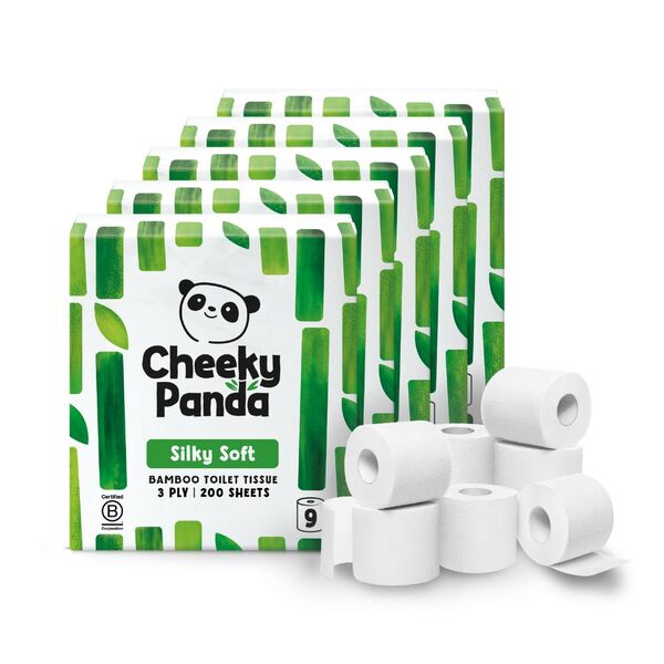 The Cheeky Panda bamboo toilet paper 45 rolls - British product