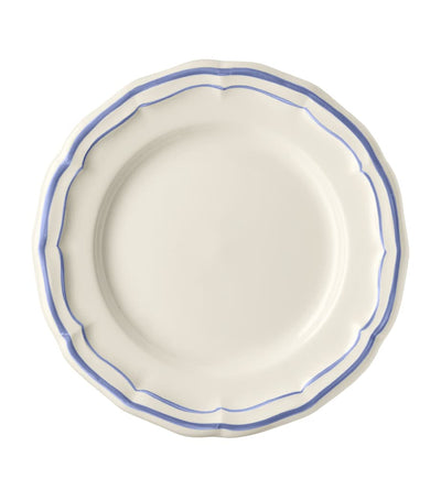 Harrods Gien Set of 4 Filet Bleu Canape Plates (16cm)- Buy online at McGrocer