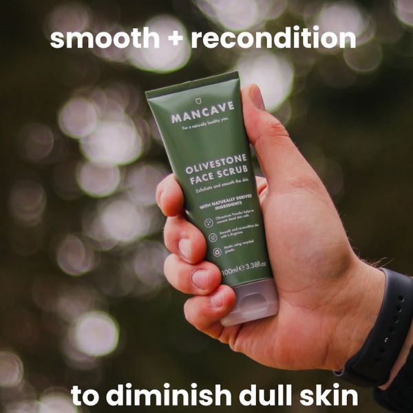 ManCave Olivestone Face Scrub 100ml, UK version