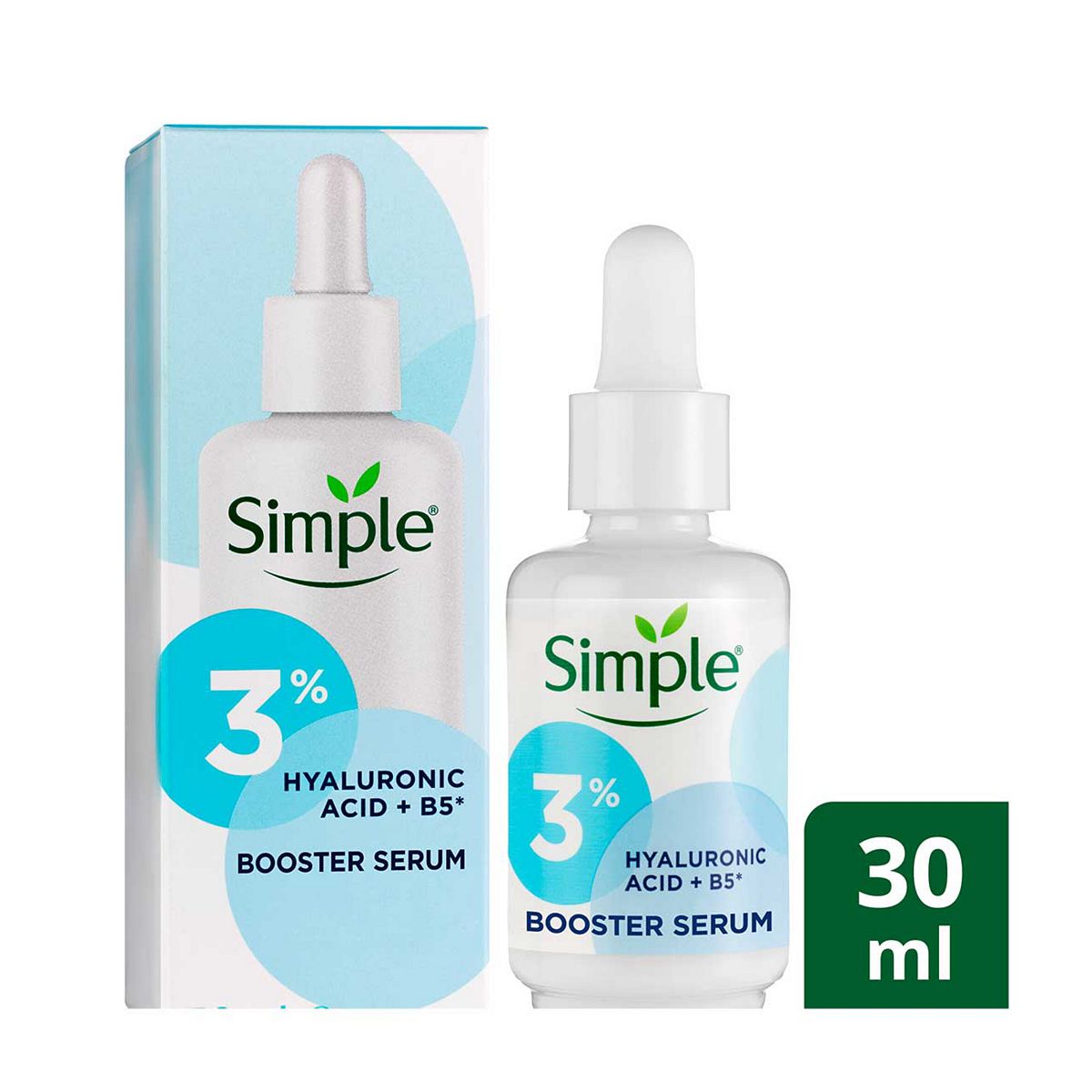 Simple Booster Serum 3% Hyaluronic Acid & B5 30 ML Body Care Boots   