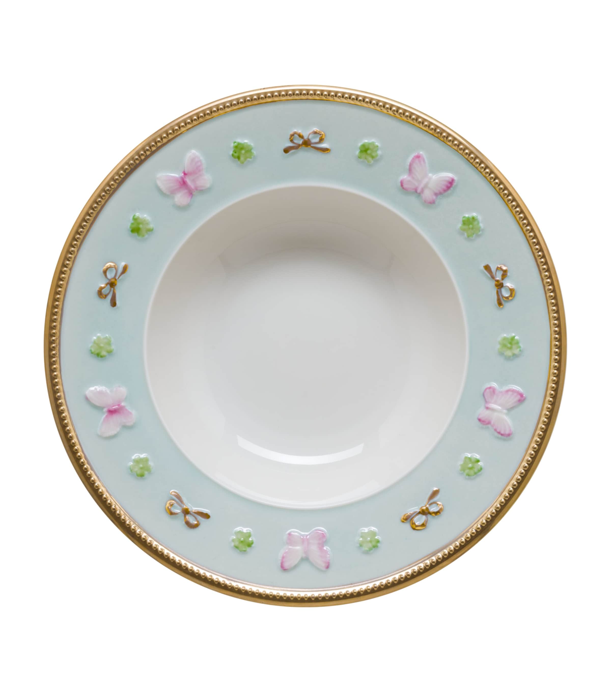VILLARI butterfly soup bowl 21cm (British brand)