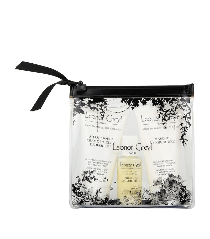 Leonor Greyl travel haircare set for very dry hair, UK version