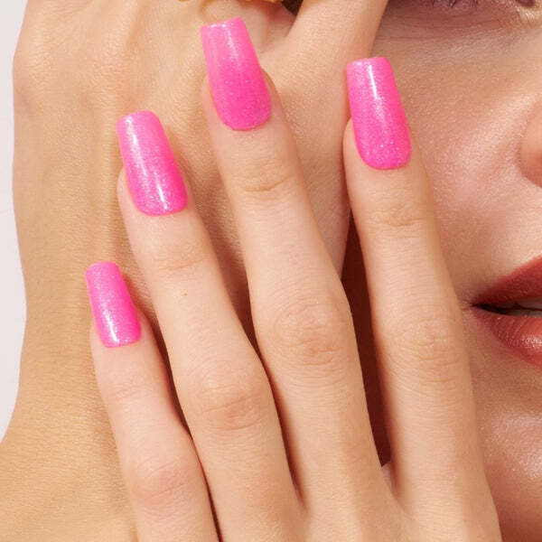 Bluesky gel polish Coral Shimmer 10ml, imported from the UK