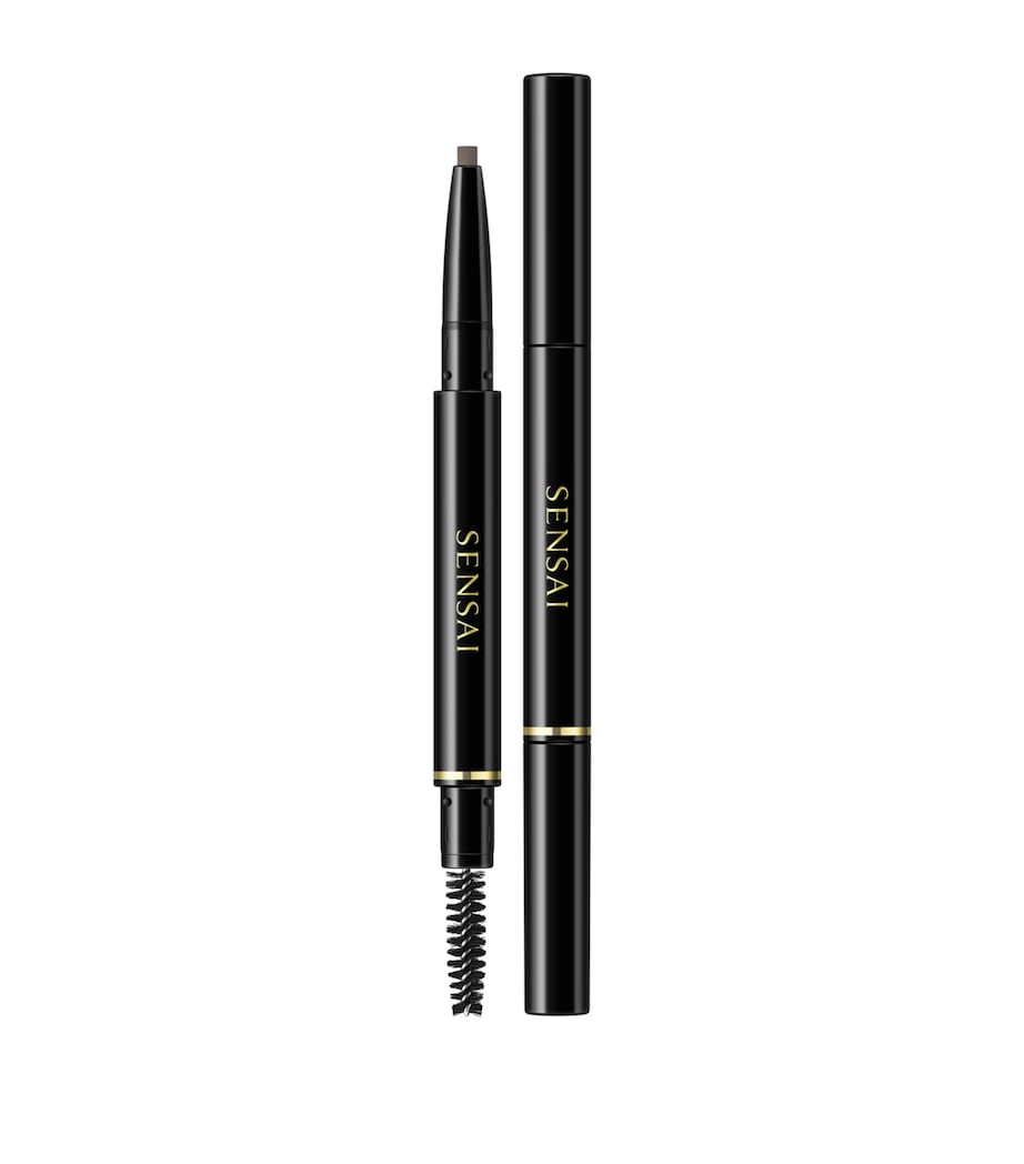 Sensai eyebrow pencil with attached brush for easy brow filling (British brand)