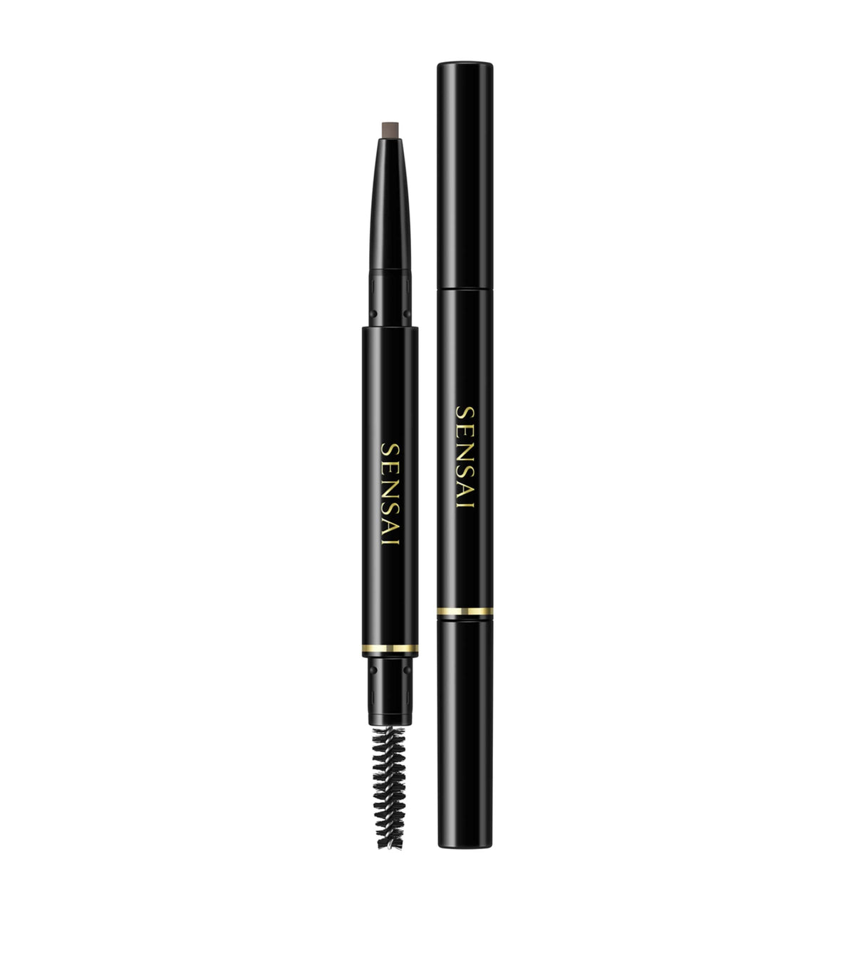 Sensai eyebrow pencil with attached brush for easy brow filling (British brand)