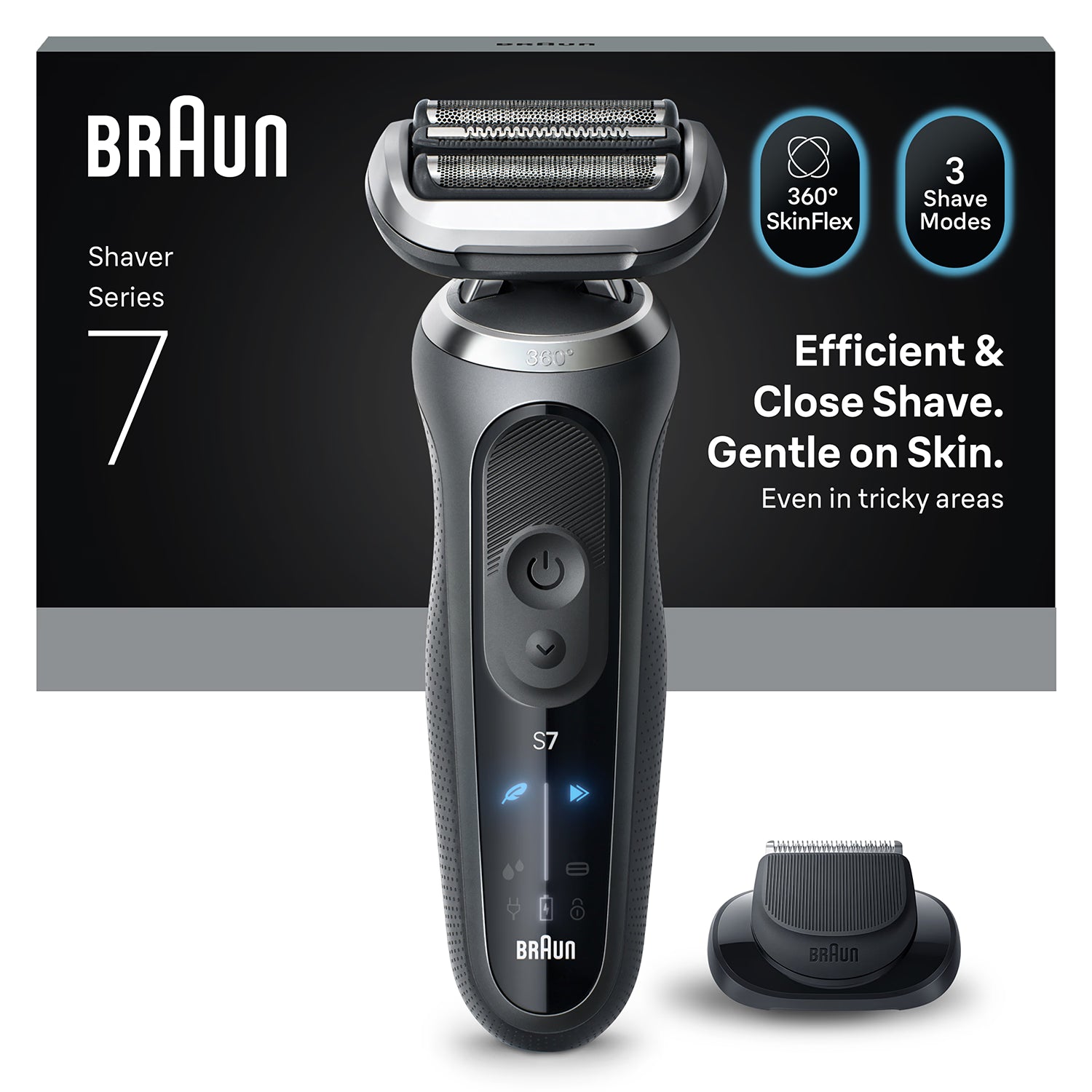 Braun Series 7 electric shaver (British brand)