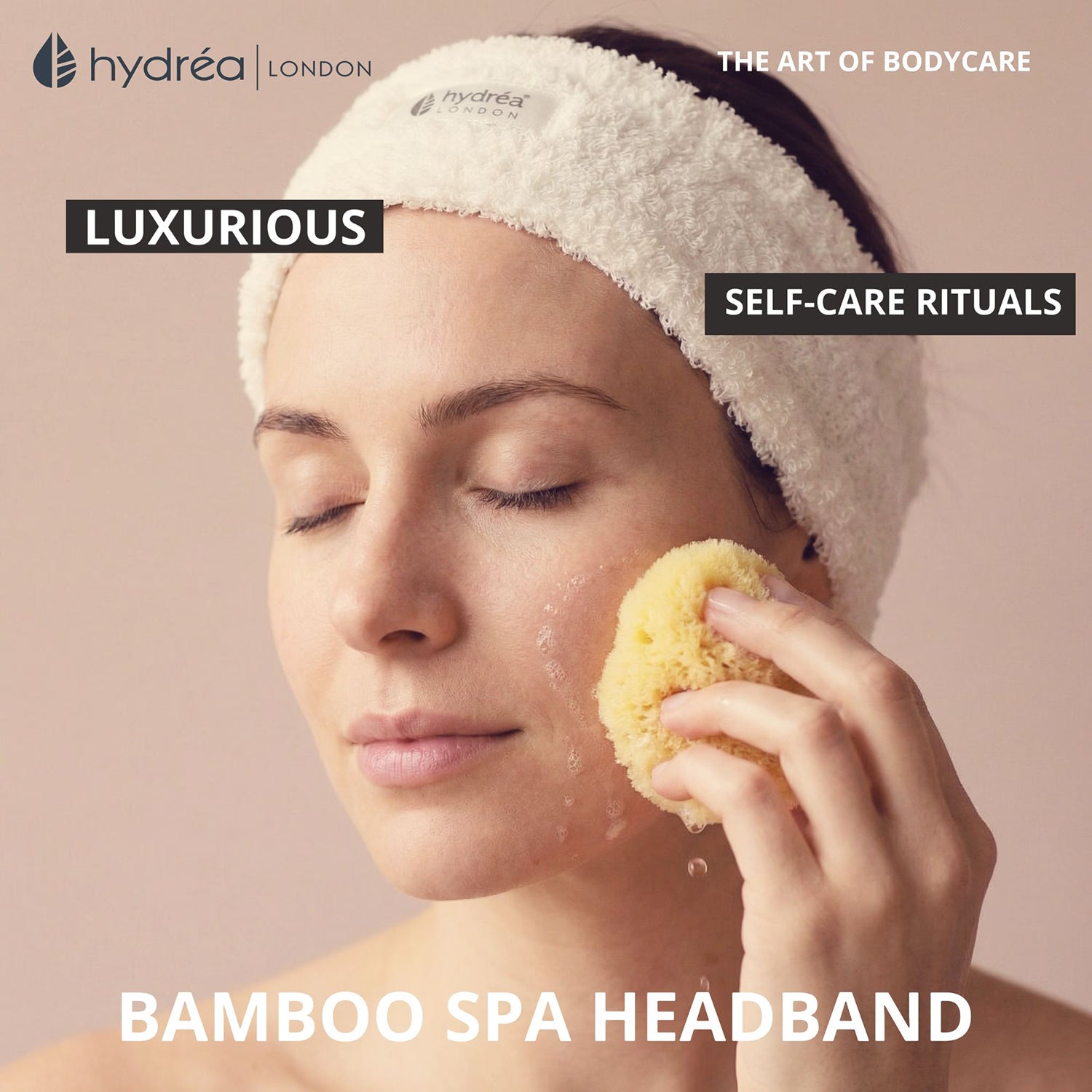 Hydréa London bamboo spa headband (British brand)