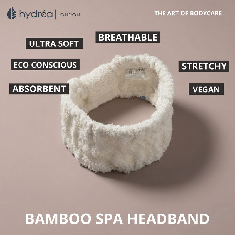 Hydréa London bamboo spa headband (British brand)