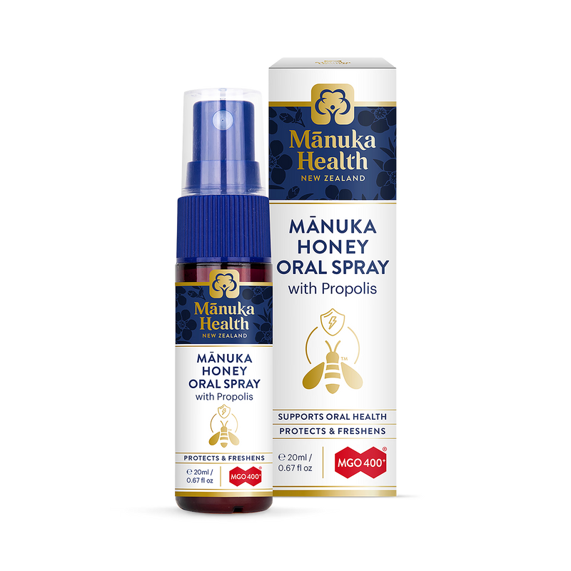Manuka Health propolis MGO 400 oral spray 20ml, UK version