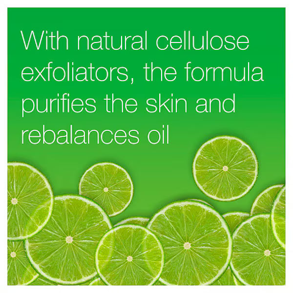 Neutrogena Oil Balancing Daily Exfoliator Lime Aloe Vera 150ml, imported from the UK