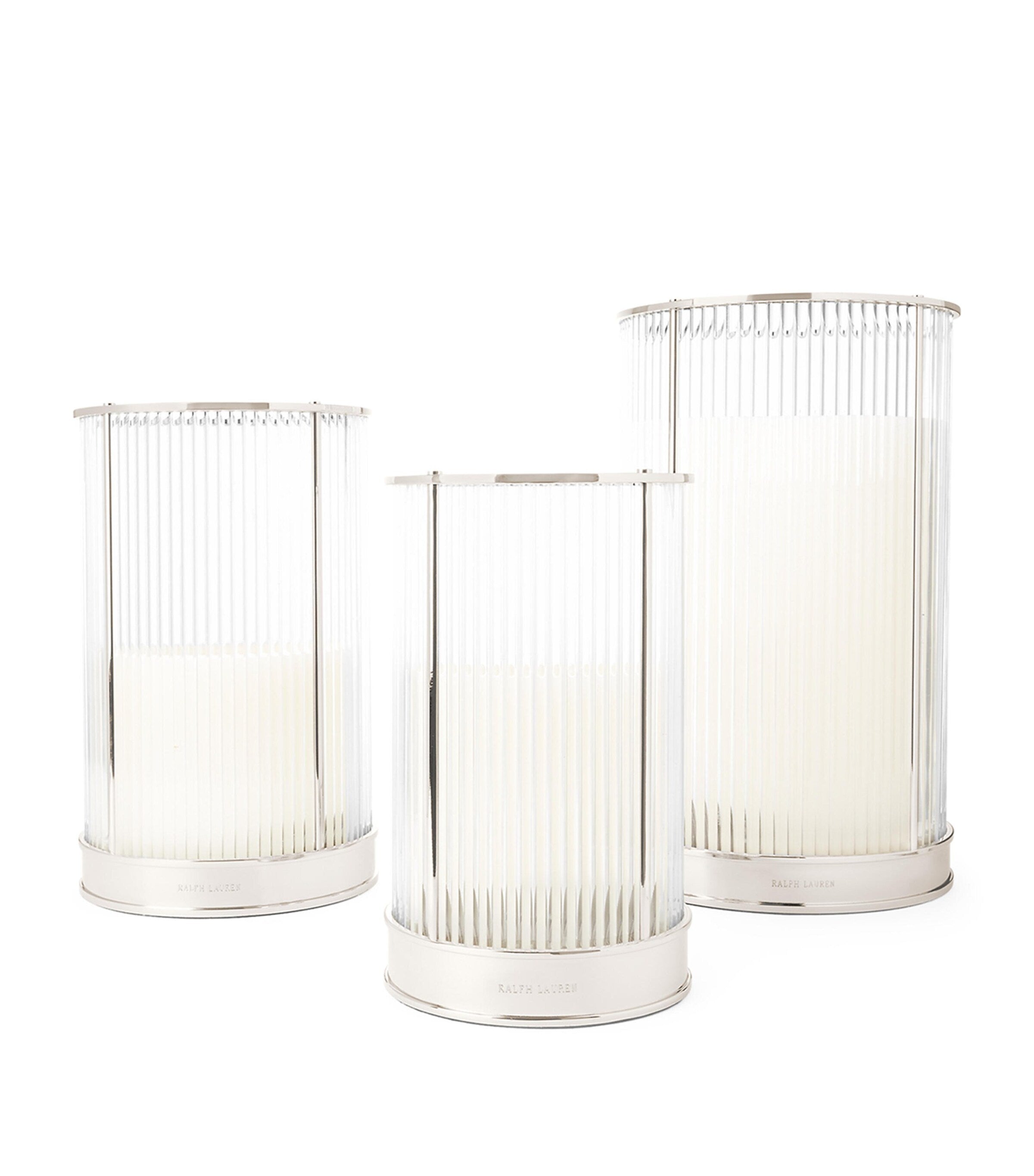 Ralph Lauren small Allen hurricane candle holder, 28cm, imported from the UK