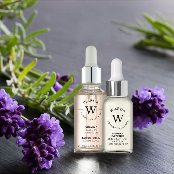 Warda Vitamin C Glow Oil Serum and Eye Serum (British brand)