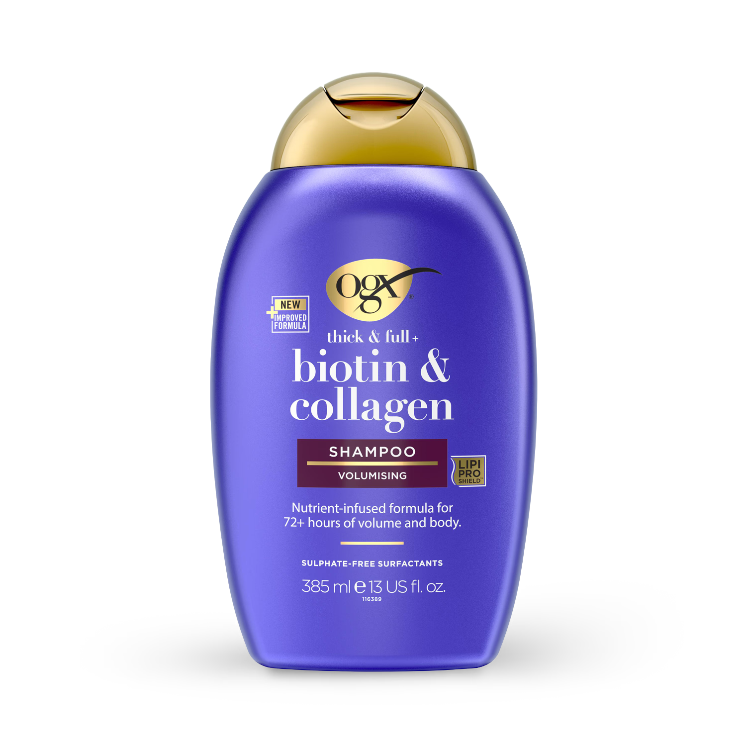 OGX Thick & Full+ Biotin & Collagen shampoo 385ml, imported from the UK