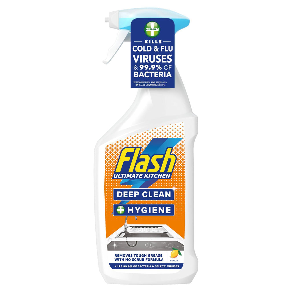 Flash Ultimate Kitchen Deep Clean Antibacterial Cleaning Spray 750ml