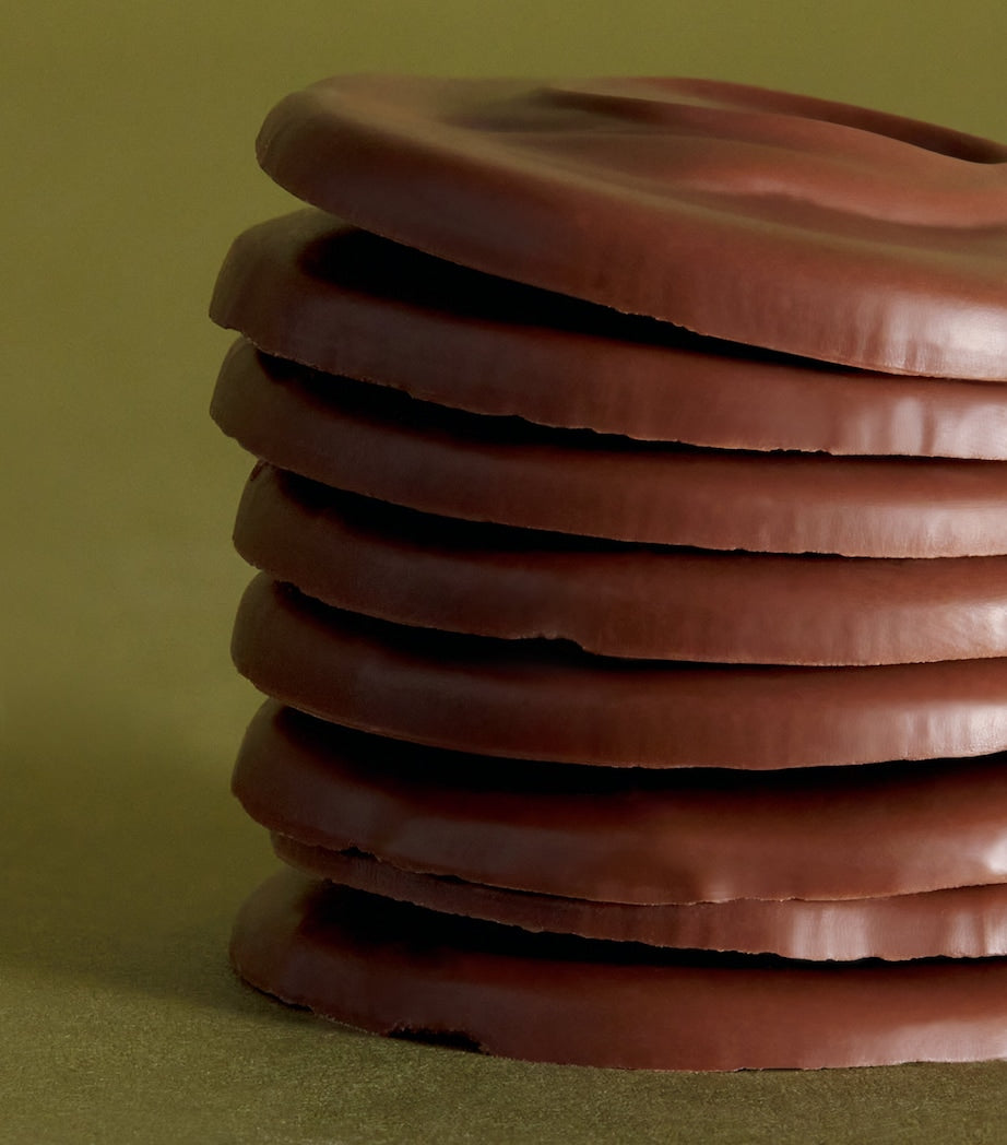 Harrods milk chocolate thins salted caramel 144g, UK version