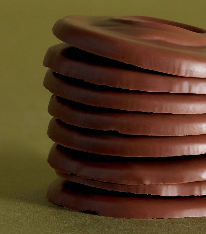 Harrods milk chocolate thins salted caramel 144g, UK version