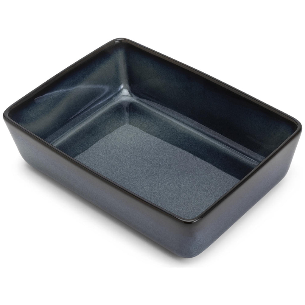 Habitat Navy Glaze Ceramic Roaster