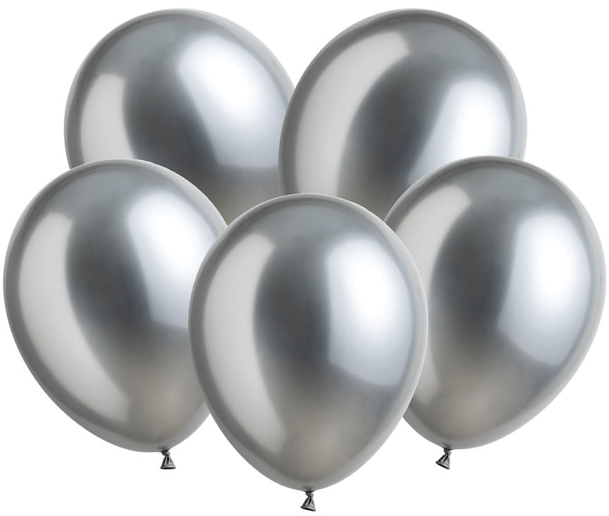 George Home Silver Metallic Balloons General Household ASDA   