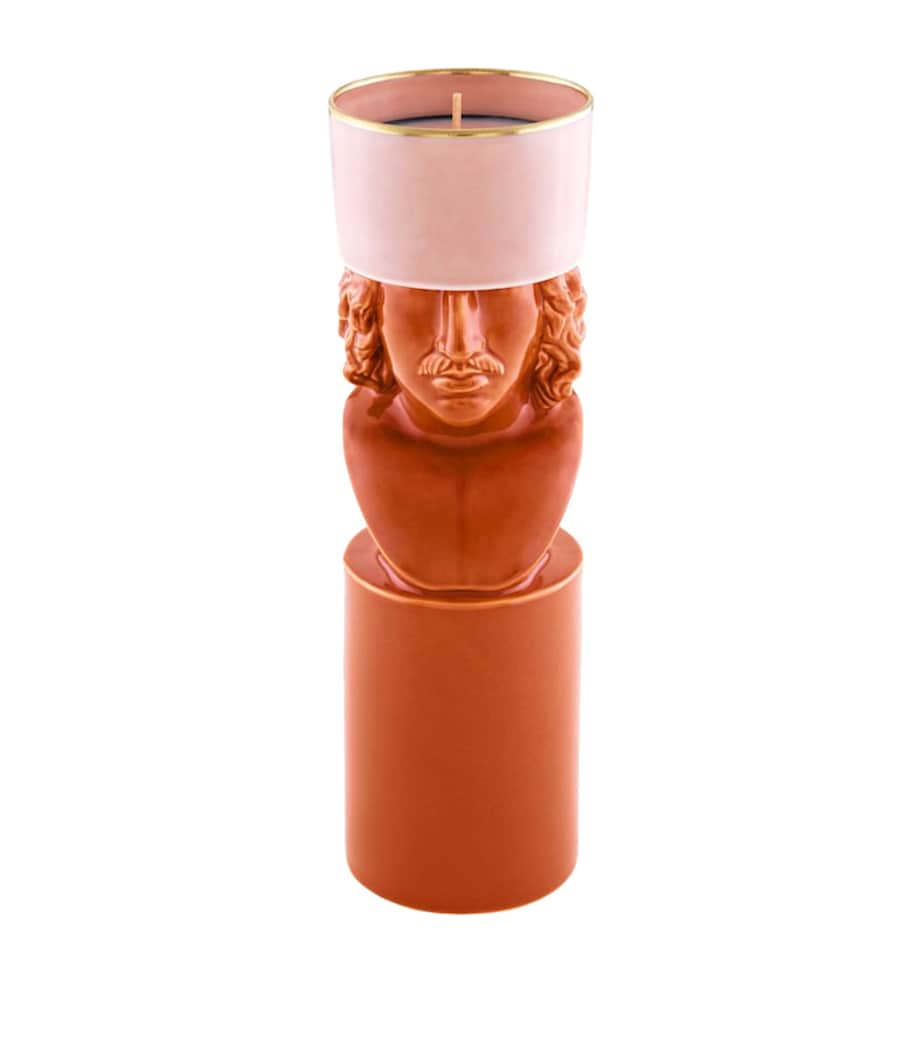GINORI 1735 Orange Renaissance tealight candle set 6 x 288g, UK version